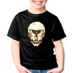 Fashion, accesorii si bijuterii - Copii - Imbracaminte copii - Tricouri copii - Tricou copii Attack on Titan AOT Anime Manga Fanart, negru, XS Copii - Infinity.ro
