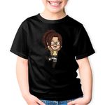 Fashion, accesorii si bijuterii - Copii - Imbracaminte copii - Tricouri copii - Tricou copii Attack on Titan Hange Zoe AOT Anime Manga, negru, XS Copii - Infinity.ro