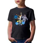 Fashion, accesorii si bijuterii - Copii - Imbracaminte copii - Tricouri copii - Tricou copii Ben10 Nasa Astronaut Star Trek Bubble, negru, XS Copii - Infinity.ro