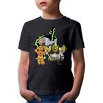 Fashion, accesorii si bijuterii - Copii - Imbracaminte copii - Tricouri copii - Tricou copii Ben10 Shrek Cookie Adventure Action Medieval, negru, XS Copii - Infinity.ro