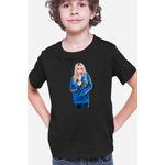 Fashion, accesorii si bijuterii - Copii - Imbracaminte copii - Tricouri copii - Tricou copii Billie Eilish American Singer Songwriter Ocean Eyes, negru, XS Copii - Infinity.ro