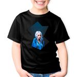 Fashion, accesorii si bijuterii - Copii - Imbracaminte copii - Tricouri copii - Tricou copii Billie Eilish Dark Pop Music, negru, XS Copii - Infinity.ro