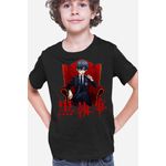 Fashion, accesorii si bijuterii - Copii - Imbracaminte copii - Tricouri copii - Tricou copii Black Butler Ciel Family Manga Otaku, negru, XS Copii - Infinity.ro
