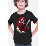 Fashion, accesorii si bijuterii - Copii - Imbracaminte copii - Tricouri copii - Tricou copii Black Butler Madame Red Shinigami Reaper, negru, XS Copii - Infinity.ro