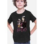 Fashion, accesorii si bijuterii - Copii - Imbracaminte copii - Tricouri copii - Tricou copii Black Butler Sebastian Ciel Wonderland Animekage, negru, XS Copii - Infinity.ro