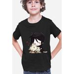Fashion, accesorii si bijuterii - Copii - Imbracaminte copii - Tricouri copii - Tricou copii Black Butler Sebastian Demon Love Cats, negru, XS Copii - Infinity.ro