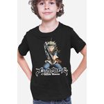 Fashion, accesorii si bijuterii - Copii - Imbracaminte copii - Tricouri copii - Tricou copii Black Clover Asta Sword Magician Kakalot, negru, XS Copii - Infinity.ro