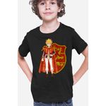Fashion, accesorii si bijuterii - Copii - Imbracaminte copii - Tricouri copii - Tricou copii Black Clover Leopold Vermillion Knight Short Strong, negru, XS Copii - Infinity.ro