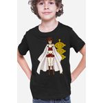 Fashion, accesorii si bijuterii - Copii - Imbracaminte copii - Tricouri copii - Tricou copii Black Clover Sally Dancer Magician Curly Manga, negru, XS Copii - Infinity.ro