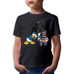 Fashion, accesorii si bijuterii - Copii - Imbracaminte copii - Tricouri copii - Tricou copii Black Panter Donald Duck Brawl Stars King, negru, XS Copii - Infinity.ro