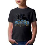 Fashion, accesorii si bijuterii - Copii - Imbracaminte copii - Tricouri copii - Tricou copii Black Panter Logo Marvel Superpower, negru, XS Copii - Infinity.ro