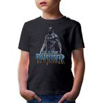 Fashion, accesorii si bijuterii - Copii - Imbracaminte copii - Tricouri copii - Tricou copii Black Panter Single Movie Logo Comics, negru, XS Copii - Infinity.ro