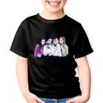 Fashion, accesorii si bijuterii - Copii - Imbracaminte copii - Tricouri copii - Tricou copii Blackpink iKon K Pop Pretty Savage, negru, XS Copii - Infinity.ro