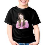Fashion, accesorii si bijuterii - Copii - Imbracaminte copii - Tricouri copii - Tricou copii Blackpink Jennie Kim K-Pop Girl, negru, XS Copii - Infinity.ro