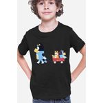 Fashion, accesorii si bijuterii - Copii - Imbracaminte copii - Tricouri copii - Tricou copii Bluey Dad Children Family Cartoon All Ages Games, negru, XS Copii - Infinity.ro
