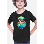 Fashion, accesorii si bijuterii - Copii - Imbracaminte copii - Tricouri copii - Tricou copii Bluey Earth Day Savior Cute Dog Animation, negru, XS Copii - Infinity.ro