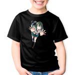 Fashion, accesorii si bijuterii - Copii - Imbracaminte copii - Tricouri copii - Tricou copii Boku No Hero Academia Ochaco Uraraka, negru, XS Copii - Infinity.ro