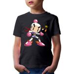 Fashion, accesorii si bijuterii - Copii - Imbracaminte copii - Tricouri copii - Tricou copii Bombarman Anime Manga Adaptation Bomb Game Arcade, negru, XS Copii - Infinity.ro
