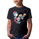 Fashion, accesorii si bijuterii - Copii - Imbracaminte copii - Tricouri copii - Tricou copii Bomberman Paw Patrol Husky Minecraft Man Skin Slime, negru, XS Copii - Infinity.ro