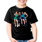 Fashion, accesorii si bijuterii - Copii - Imbracaminte copii - Tricouri copii - Tricou copii Boombayah Blackpink K Pop Grup, negru, XS Copii - Infinity.ro