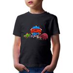 Fashion, accesorii si bijuterii - Copii - Imbracaminte copii - Tricouri copii - Tricou copii Brawl Stars Logo Heroes Battle Royale Zone Diversity, negru, XS Copii - Infinity.ro