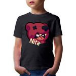 Fashion, accesorii si bijuterii - Copii - Imbracaminte copii - Tricouri copii - Tricou copii Brawl Stars Nita Fighter Bear Angry Shockwave, negru, XS Copii - Infinity.ro