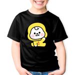 Fashion, accesorii si bijuterii - Copii - Imbracaminte copii - Tricouri copii - Tricou copii Bt21 Chimmy BTS Kpop Bebe, negru, XS Copii - Infinity.ro