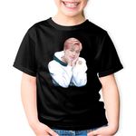 Fashion, accesorii si bijuterii - Copii - Imbracaminte copii - Tricouri copii - Tricou copii BTS Jin Kpop Love Yourself, negru, XS Copii - Infinity.ro