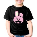 Fashion, accesorii si bijuterii - Copii - Imbracaminte copii - Tricouri copii - Tricou copii BTS Pink Bunny, negru, XS Copii - Infinity.ro