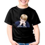 Fashion, accesorii si bijuterii - Copii - Imbracaminte copii - Tricouri copii - Tricou copii BTS V Kim Tae-hyung, negru, XS Copii - Infinity.ro
