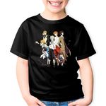 Fashion, accesorii si bijuterii - Copii - Imbracaminte copii - Tricouri copii - Tricou copii Bungo Stray Dogs All Team Ghilda Anime, negru, XS Copii - Infinity.ro