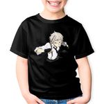 Fashion, accesorii si bijuterii - Copii - Imbracaminte copii - Tricouri copii - Tricou copii Bungo Stray Dogs Atsushi Nakajima Anime Manga, negru, XS Copii - Infinity.ro