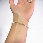 Fashion, accesorii si bijuterii - Femei - Bijuterii femei - Bratari femei - Bratara cu inchidere magnetica din Piatra Lunii cu argint placat cu aur si cristale Preciosa - Infinity.ro