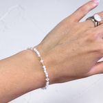 Fashion, accesorii si bijuterii - Femei - Bijuterii femei - Bratari femei - Bratara cu inchidere magnetica din Piatra Lunii cu argint placat cu aur si cristale Preciosa - Infinity.ro