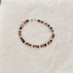 Fashion, accesorii si bijuterii - Femei - Bijuterii femei - Bratari femei - Bratara colorata din Turmalina multicolora cu inchidere magnetica din argint 925 - Infinity.ro