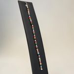 Fashion, accesorii si bijuterii - Femei - Bijuterii femei - Bratari femei - Bratara colorata din Turmalina multicolora cu inchidere magnetica din argint 925 - Infinity.ro