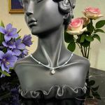 Fashion, accesorii si bijuterii - Femei - Bijuterii femei - Coliere femei - Colier elegant AVA din margele miyuki cu labradorit, pandantiv din argint, inchidere ajustabila - Infinity.ro