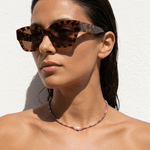 Fashion, accesorii si bijuterii - Femei - Bijuterii femei - Coliere femei - NOU! Colier elegant Ellis din rodonit si rodocrozit cu perla de cultura si accesorii din argint 925 - Infinity.ro