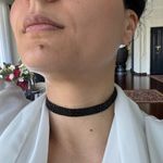 Fashion, accesorii si bijuterii - Femei - Bijuterii femei - Coliere femei - Colier choker lat elegant handmade Elian din margele Miyuki negru cu maro metalizat - Infinity.ro