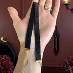 Fashion, accesorii si bijuterii - Femei - Bijuterii femei - Coliere femei - Colier choker lat elegant handmade Elian din margele Miyuki negru cu maro metalizat - Infinity.ro