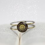 Fashion, accesorii si bijuterii - Femei - Bijuterii femei - Bratari femei - Bratara orgonica ASHIA din alama galvanizata in bronz antic, foite Cupru si Ametist si Sri Yantra, 6.2 cm - Infinity.ro