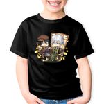 Fashion, accesorii si bijuterii - Copii - Imbracaminte copii - Tricouri copii - Tricou copii Bungo Stray Dogs Chibi Naomi Tanikazi, negru, XS Copii - Infinity.ro