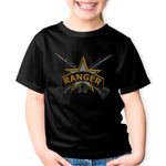 Fashion, accesorii si bijuterii - Copii - Imbracaminte copii - Tricouri copii - Tricou copii Call of Duty Ranger Regiment Play Warfare, negru, XS Copii - Infinity.ro