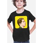 Fashion, accesorii si bijuterii - Copii - Imbracaminte copii - Tricouri copii - Tricou copii Charlie Puth BTS Kookie Left and Right Music Collab, negru, XS Copii - Infinity.ro