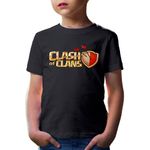 Fashion, accesorii si bijuterii - Copii - Imbracaminte copii - Tricouri copii - Tricou copii Clash of Clans Mobile Strategy Game Supercell, negru, XS Copii - Infinity.ro
