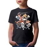 Fashion, accesorii si bijuterii - Copii - Imbracaminte copii - Tricouri copii - Tricou copii Clash Royale Carry Skeletons Weapons Knight, negru, XS Copii - Infinity.ro