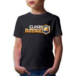 Fashion, accesorii si bijuterii - Copii - Imbracaminte copii - Tricouri copii - Tricou copii Clash Royale Logo Multiplayer Platform Cannon Team, negru, XS Copii - Infinity.ro