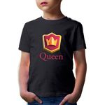 Fashion, accesorii si bijuterii - Copii - Imbracaminte copii - Tricouri copii - Tricou copii Clash Royale Queen Icon Player Save Great, negru, XS Copii - Infinity.ro