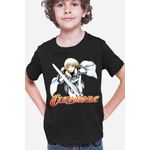 Fashion, accesorii si bijuterii - Copii - Imbracaminte copii - Tricouri copii - Tricou copii Claymore Clare Fighting Sword Medieval Animeuri, negru, XS Copii - Infinity.ro