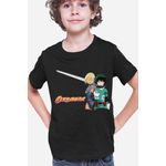 Fashion, accesorii si bijuterii - Copii - Imbracaminte copii - Tricouri copii - Tricou copii Claymore Clare My Hero Academia Deku Anime Kage, negru, XS Copii - Infinity.ro